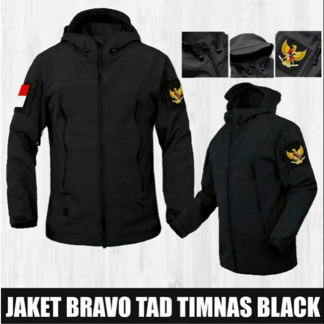 JAKET TAD TACTICAL BLACKHAWK WINDBREAKER SEMI WATERPROOF