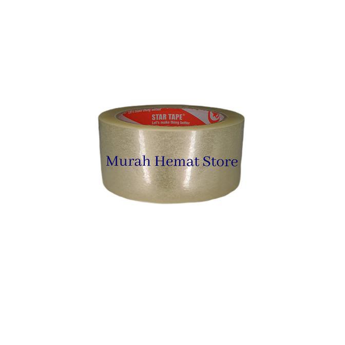 

Big Sale LAKBAN MURAH BENING (45MM x 90 YRD ) PROMO!! HARGA PABRIK SATUAN - Bening Big Sale