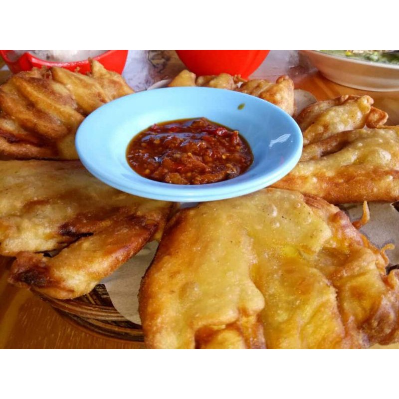 

pisang goreng dabu2 terasi