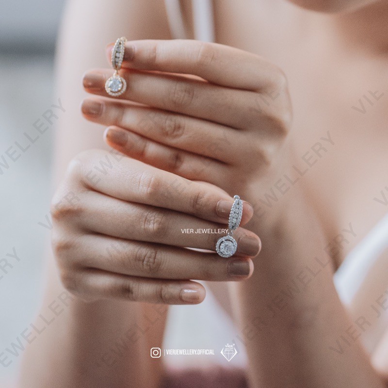 Vier Jewellery Wynn Edition Earrings 8258 , cincin replika berlian crystal zirconia