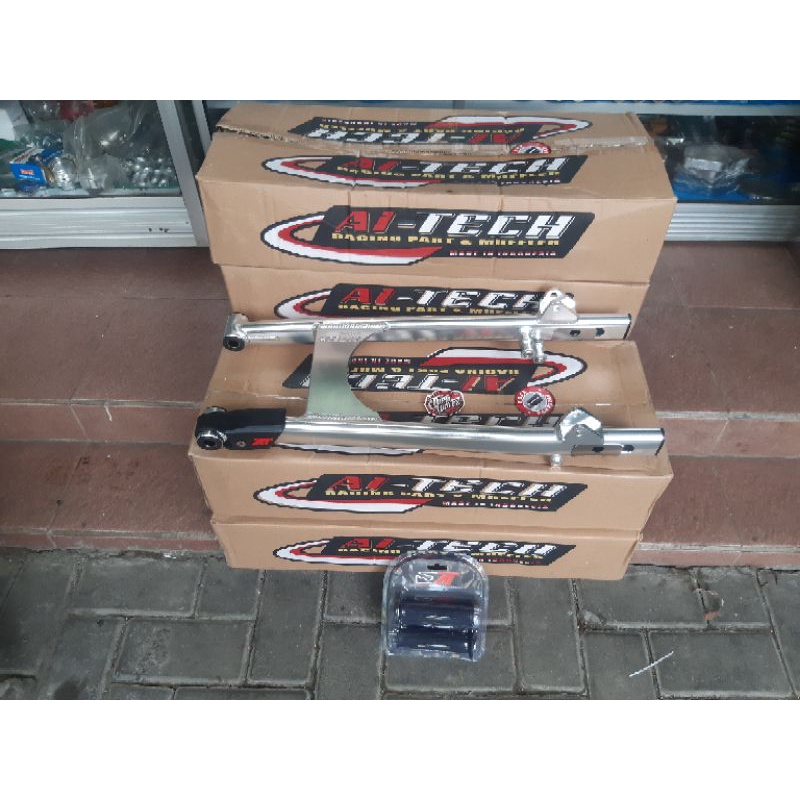 swing arm tiger AI TECH arem tiger ai tech polos silver