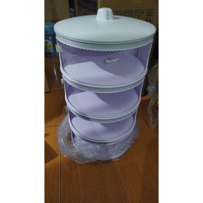 rak penyimpanan makanan 4 susun