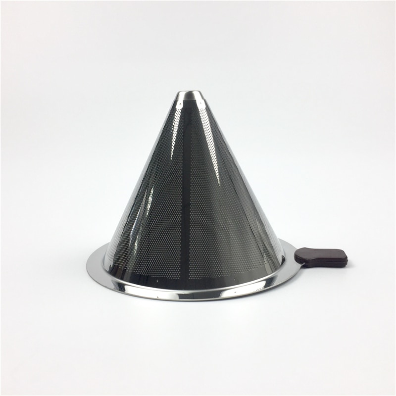 Filter Penyaring Kopi V60 Cone Coffee Dripper Filter Size Small - F-401 - Silver