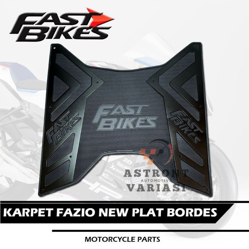 Karpet Motor Fazzio Plat Borders Fazzio Alas Kaki Motor Yamaha Fazzio