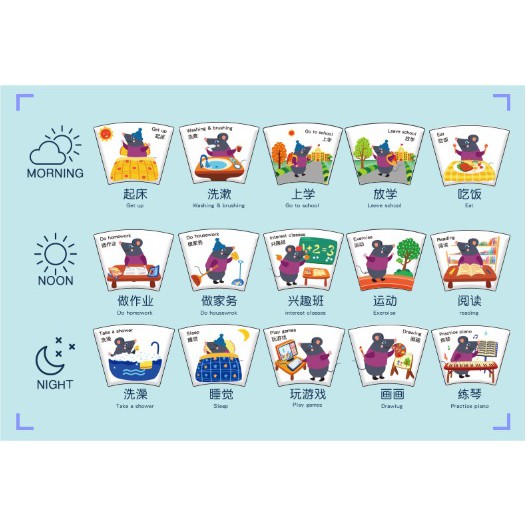 [BIG SALE] Magnetic Puzzle - Time Management / time manager | mainan edukasi anak UCMD Suitcase