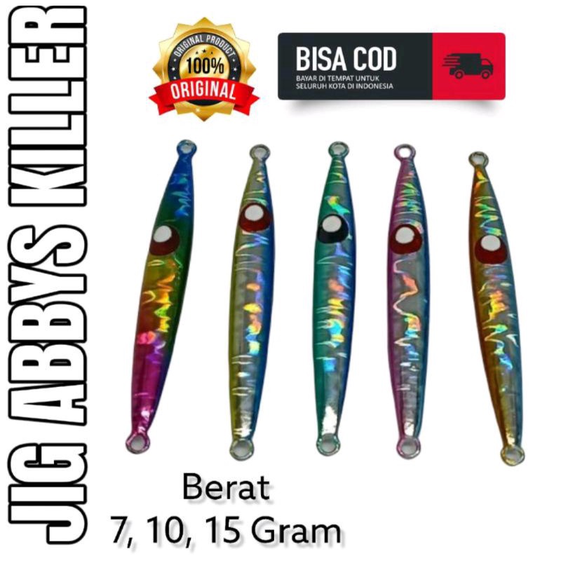 Micro Jig Abyss 7 Gram / Metal Jig Umpan Pancing