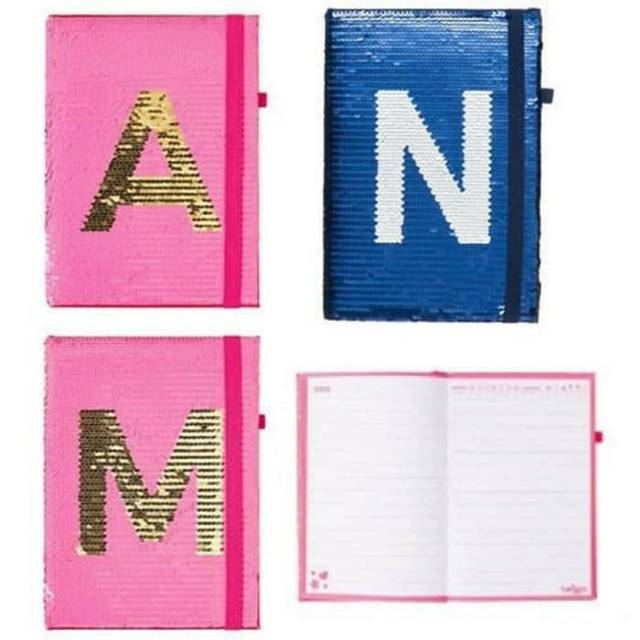 

Smiggle Notebook A5 Alpha Sequin