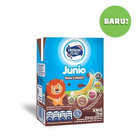 

Frisian Flag Junio Rasa Cokelat 110ml - Bendera Susu UHT