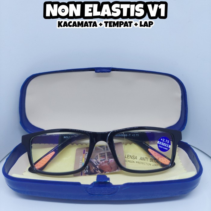 emkwe02 Kacamata Baca Plus Anti Radiasi Dewasa | Kacamata Baca +0,50 S/D +4,00 - Kacamata 1 Set