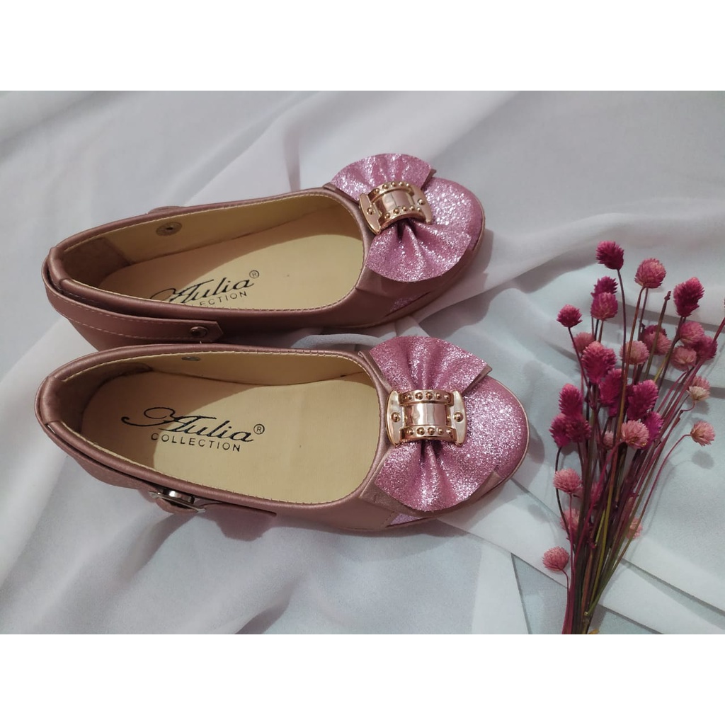 SEPATU ANAK SEPATU PESTA ANAK PEREMPUAN 5-10 THN SOL KARET