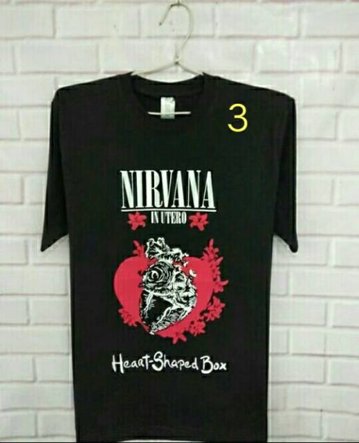 Kaos Musik Nirvana Kurt Cobain