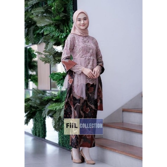 Kebaya Couple Modern, Kebaya Tunangan Lamaran, Kebaya Wisuda, Kebaya Kondangan-2