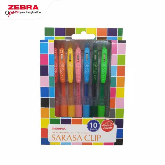 

PEN ZEBRA SARASA SET 10
