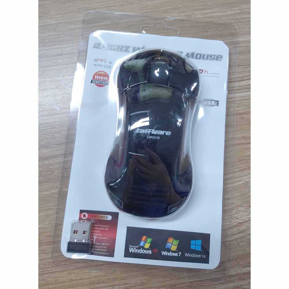 (100% BARANG ORI) Taffware Wireless Optical Mouse Model Mobil Supercar - CM0016