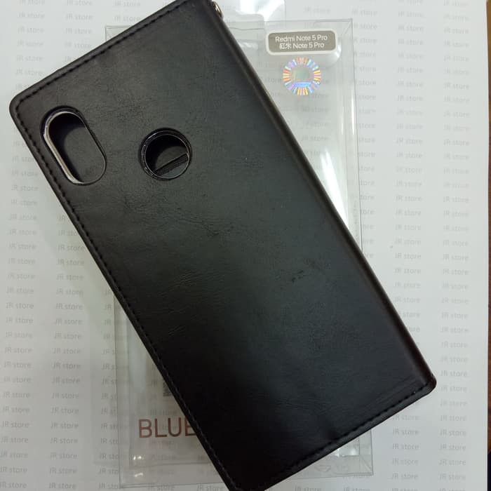 LEATHER Flip Case Premium XIAOMI REDMI NOTE 5 PRO