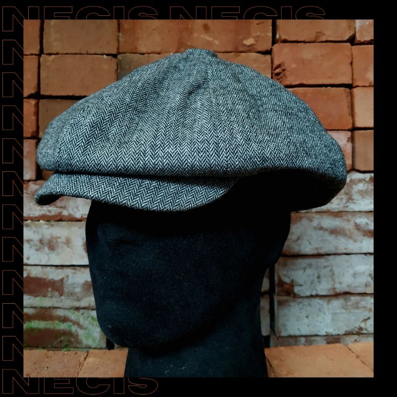 TOPI Classic Newsboy Cap Wool Premium 040