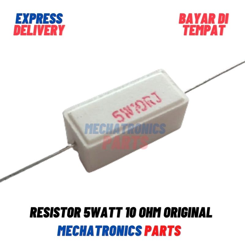 [PAS-9077] RESISTOR KAPUR 5WATT 10OHM ORIGINAL