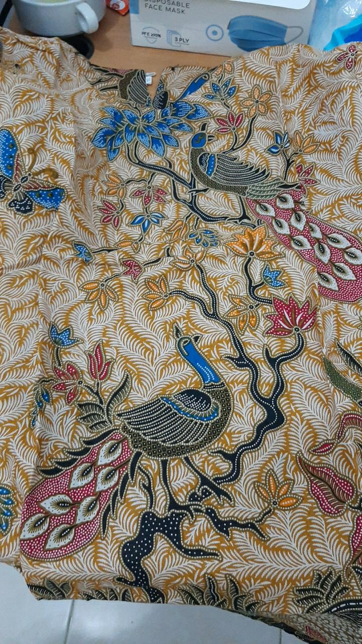 Atasan Batik Dolby Dolbi Dobby Doby Tenun Sutra Tulis Halus Katun Atbm Baron ,sarombit Atasan