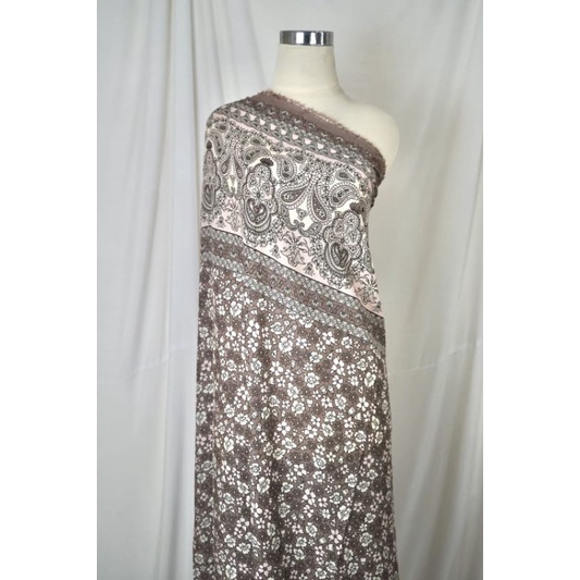 KAIN RAYON VOILE PREMIUM MURAH / SAFRON BROWN