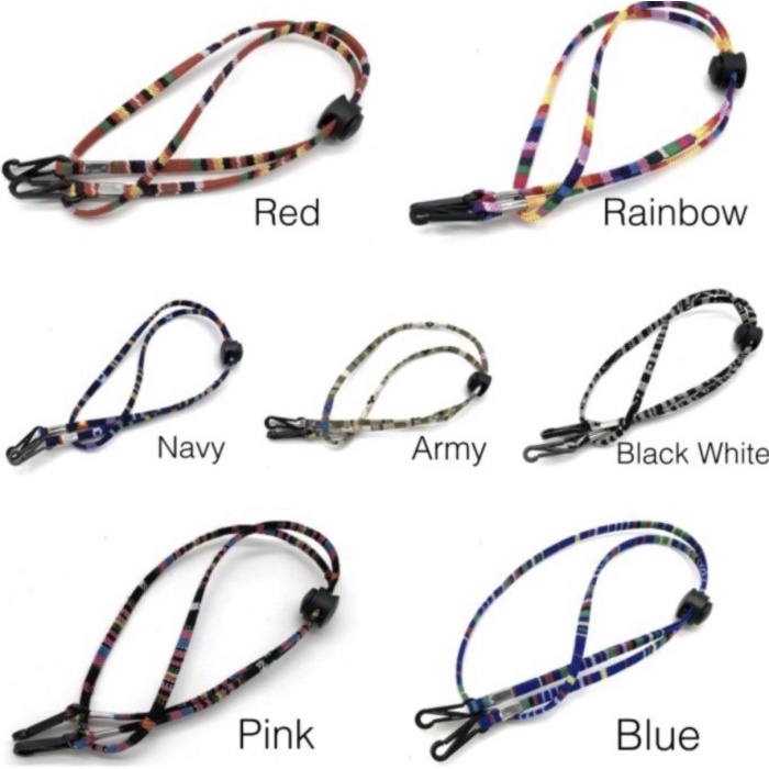 

ORGANIZER-DOCUMENT- TALI PENGAIT GANTUNGAN MASKER LANYARD MASK STRAP STRING MULTI COLOUR - MERAH