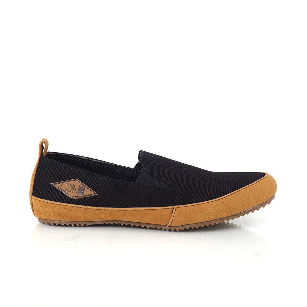 SPACE BLACK |FORIND x GDNS| Sepatu Slop Ori Casual Santai Kasual Laki Pria Cowok Slip On Footwear