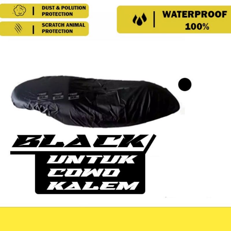 SUPERIOR PROTECT Sarung Cover Jok Motor Anti Air Ukuran L Bahan Tebal - COD Terlaris