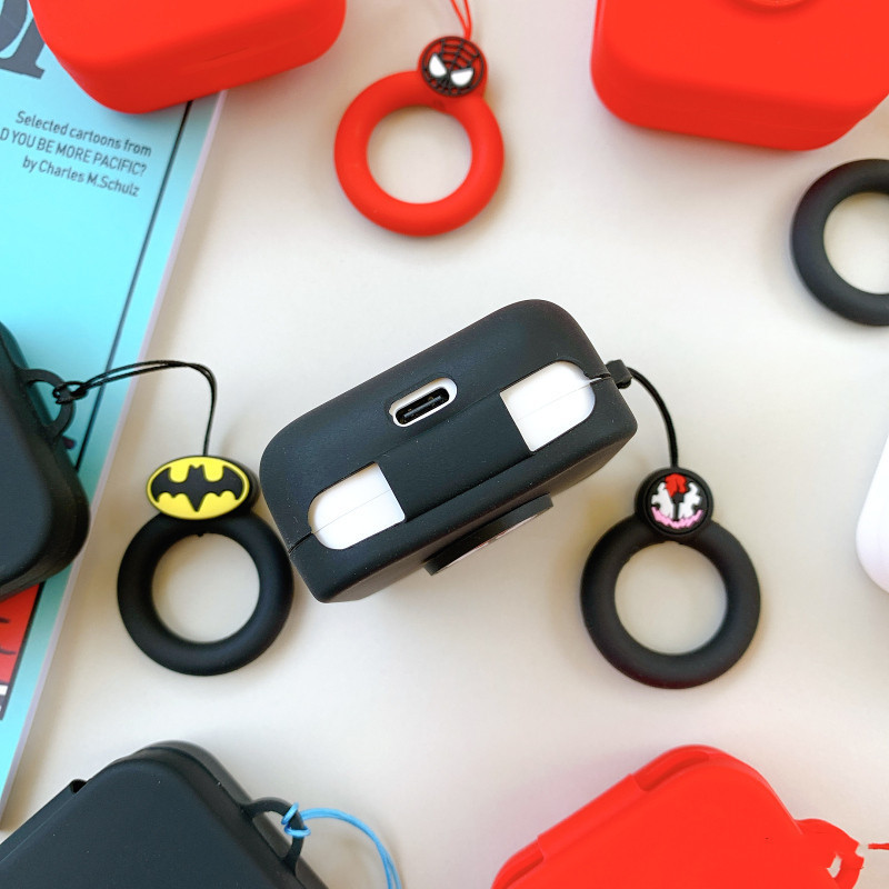 Casing Silikon Motif Marvel Untuk Xiaomi Mi Air 2 SE / Mi True Wireless TWS Earphone 2