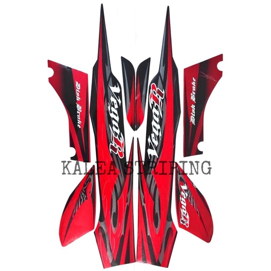 STRIPING STIKER MOTOR LIS LES POLET BODY YAMAHA VEGA R 2008