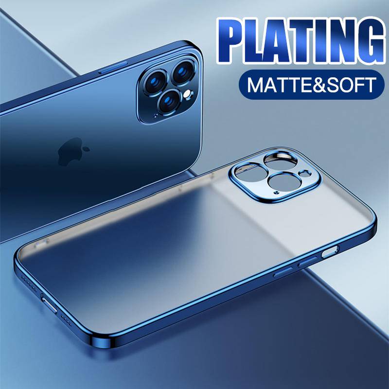 Casing Silikon iPhone 13 12 11 Pro MAX Mini X XS MAX XR SE 2022 2020 6 6S 7 8 Plus Transparan Matte