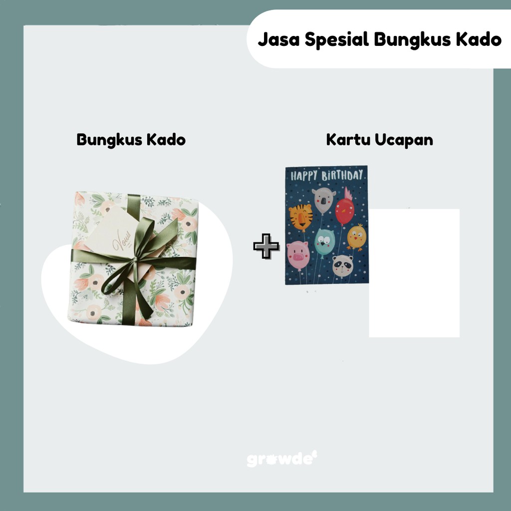 

Growde Tambah Jasa Bungkus Kado