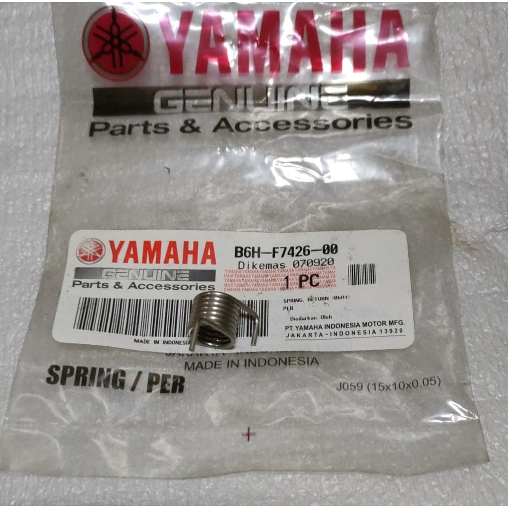 SPRING PER TUTUP TANGKI BENSIN NMAX NEW 155 YGP B6H-F7426-00