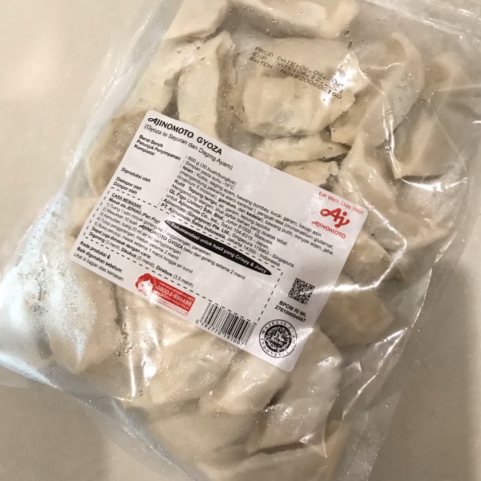 

Ajinomoto Gyoza Ayam dan Sayur HALAL Frozen Jepang