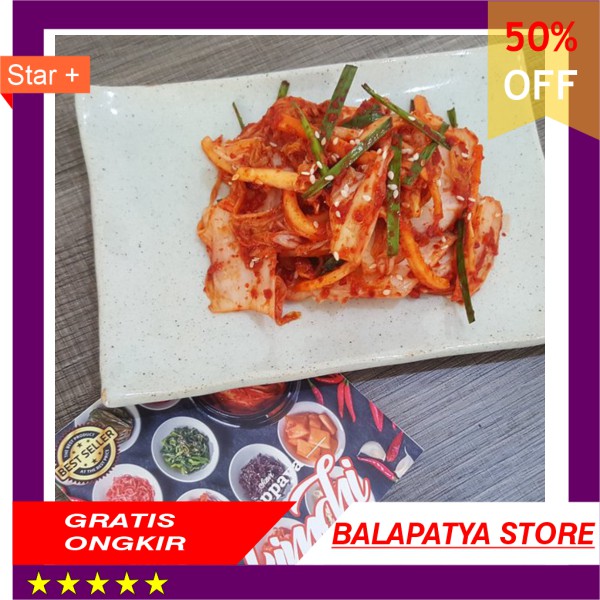 

TERLARIS !!! KIMCHI FRESH 1 Kg dibuat oleh chef korea