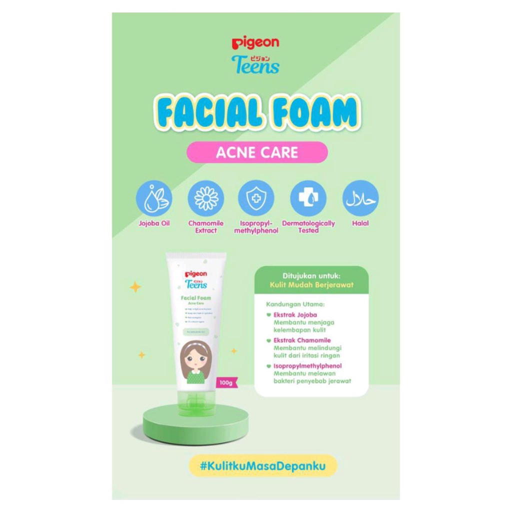 Pigeon Teens Facial Foam Acne Care 100 gr