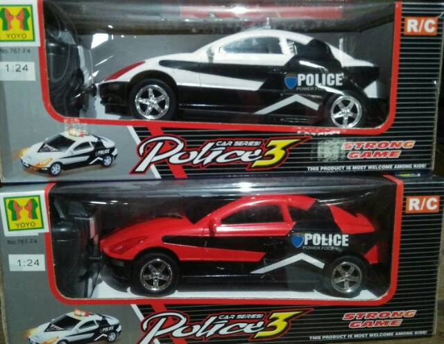 MOBIL RC POLICE CAR 1:24