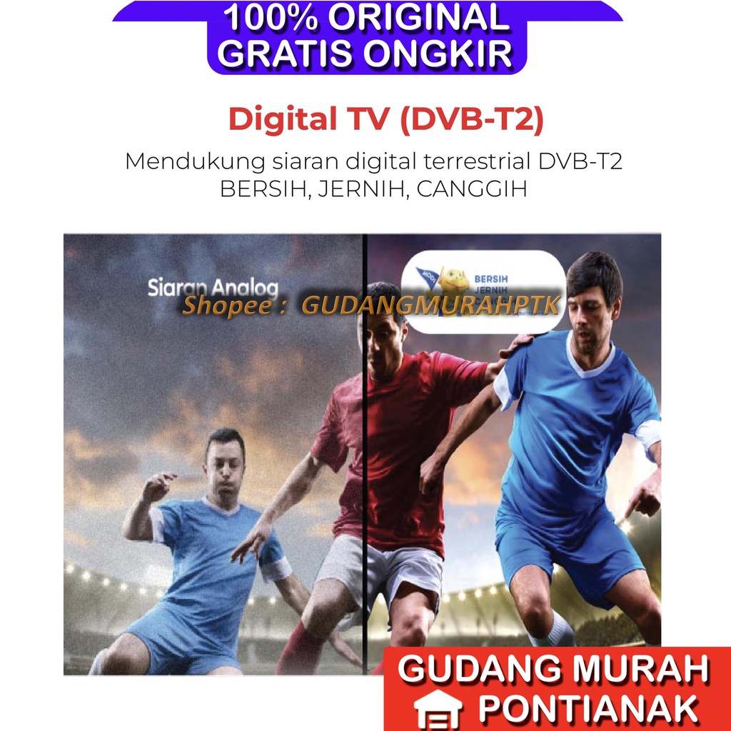 Televisi POLYTRON DIGITAL 24&quot; GARANSI 5 TAHUN TV 24inch 24 PLD 24V0853 DIPE Engine Tv bersih