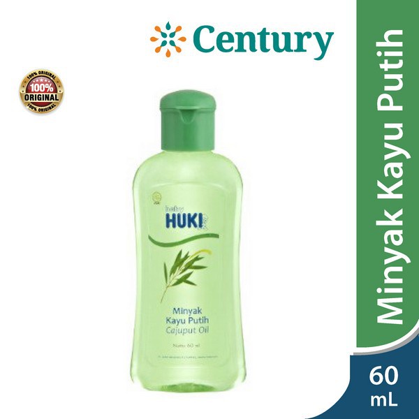 Huki Baby Minyak Kayu Putih 60 ml / Eucalyptus / Kembung / Masuk Angin / Sakit Perut / Mual