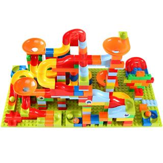 165 330pcs Mainan  Blok Bangunan Marble Race Run City 