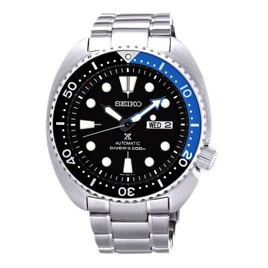 Seiko Prospex SRP787K1 Turtle Batman Automatic Blue Bezel Stainless Steel - Jam Tangan Pria