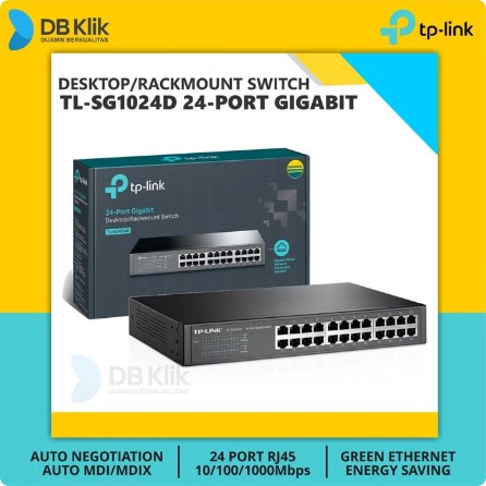 Desktop Switch TP-LINK TL-SG1024D 24 Port 10/100Mbps&quot;ORIGINAL&quot;