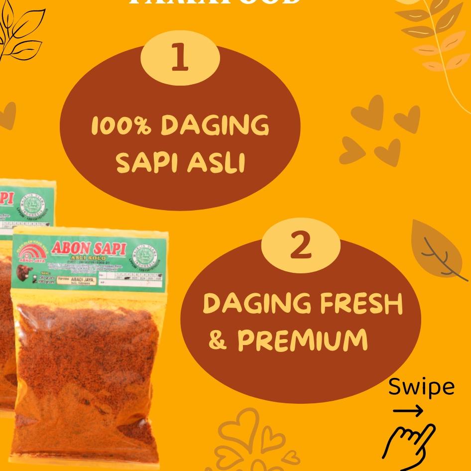 

Star ABON SAPI ASLI 100% DAGING SAPI KUALITAS TERBAIK / ABON SAPI ORIGINAL & ABON SAPI PEDAS / ABON SAPI ASLI / ABON SAPI ENAK / ABON SAPI HALAL gas !!