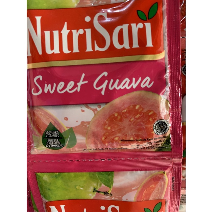 

Lainnya-Minuman-Bubuk- Nutrisari Sweet Guava Isi 10 Sachet. Exp Date Lama -Bubuk-Minuman-Lainnya.