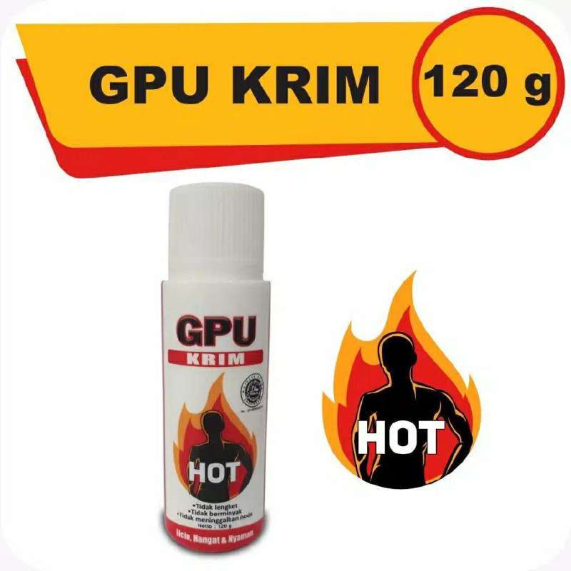 GPU Krim Hot / Krim Urut / Menghilangkan Pegal-Pegal / Cap Lang