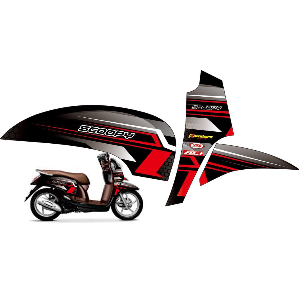STRIPING SCOOPY 2013-2015 VARIASI