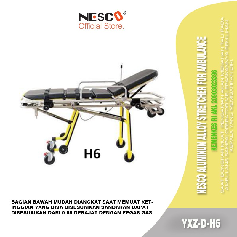 Nesco Aluminum Alloy Stretcher For Ambulance Type : Yxz-D-H6