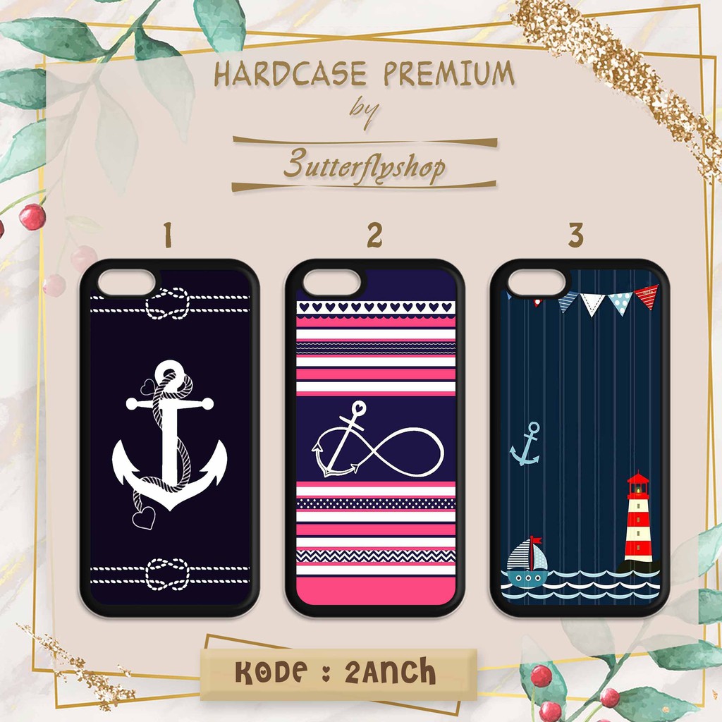 [HardCase] Anchor Boat casing case HP xiaomi samsung iphone oppo vivo realme redmi meizu