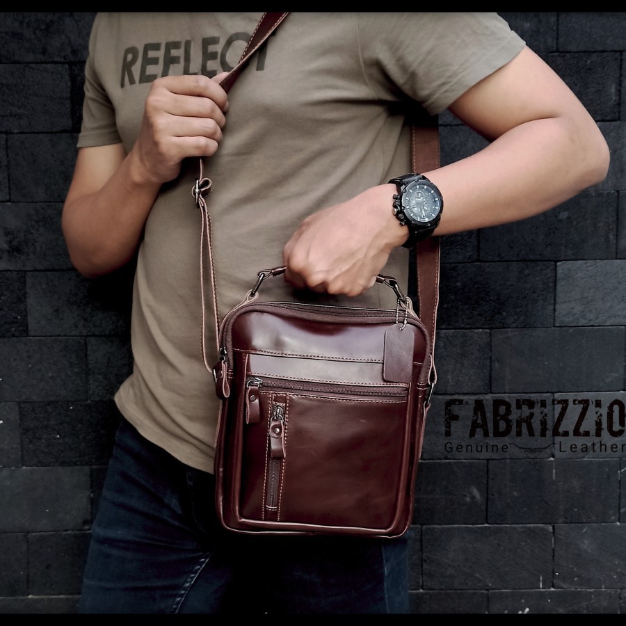 Tas Kulit Asli Pria Medium