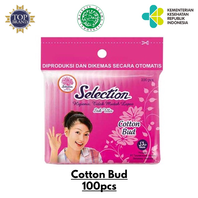 Cotton Bud Selection Dewasa &amp; Bayi isi 100pcs