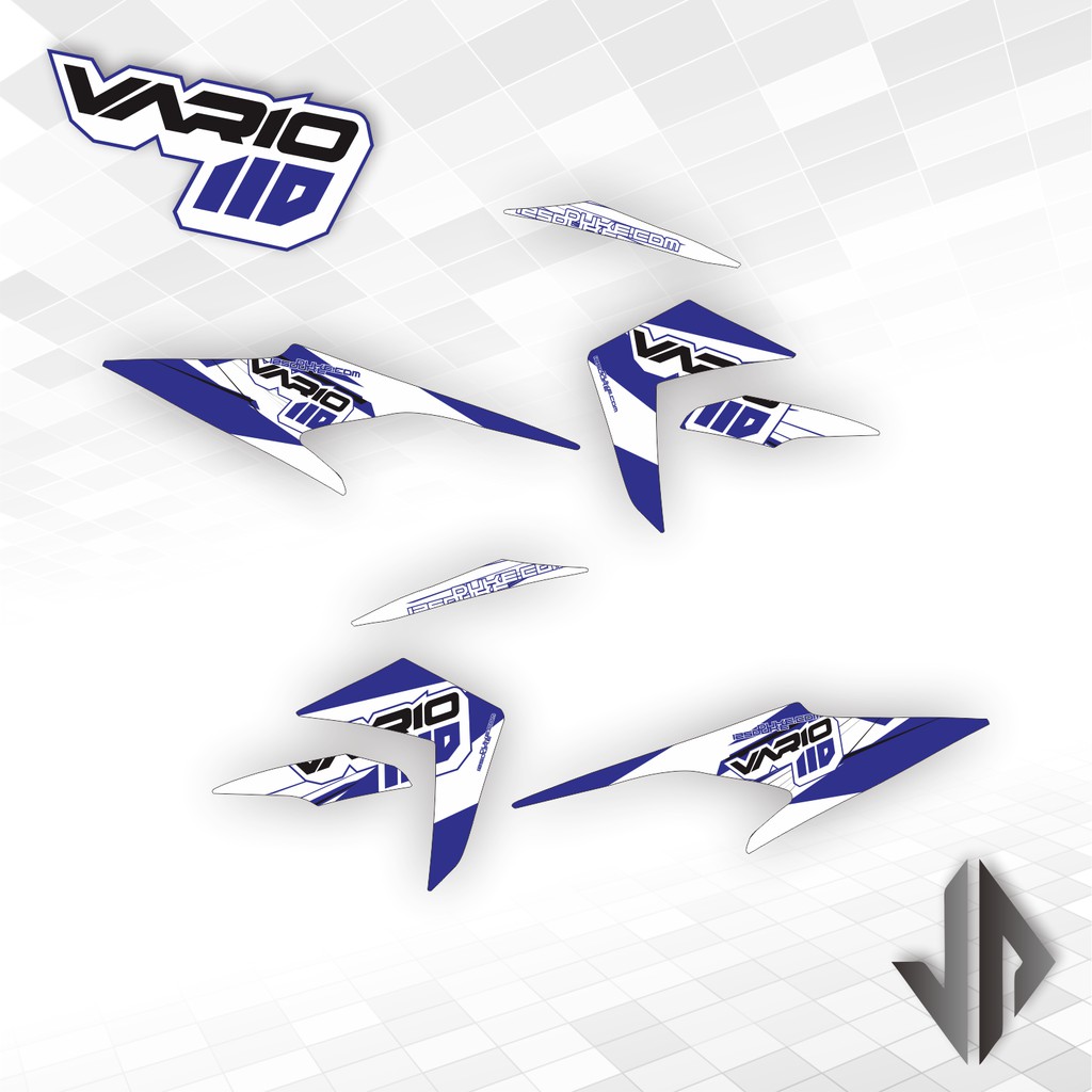Striping Sticker / Stiker Vario Techno 110 Karbu 2009 2010 2011 2012 19