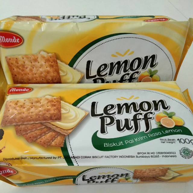 

Monde Lemon Puff 100gr